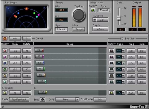 Tonstudio-Software Plug-In Effekt Waves SuperTap (Digitales Produkt) - 1