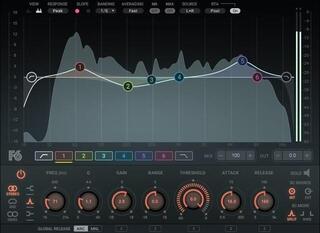 Effect Plug-In Waves F6 Floating-Band Dynamic EQ (Digital product)
