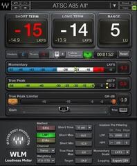 Effect Plug-In Waves WLM Plus Loudness Meter (Digital product)