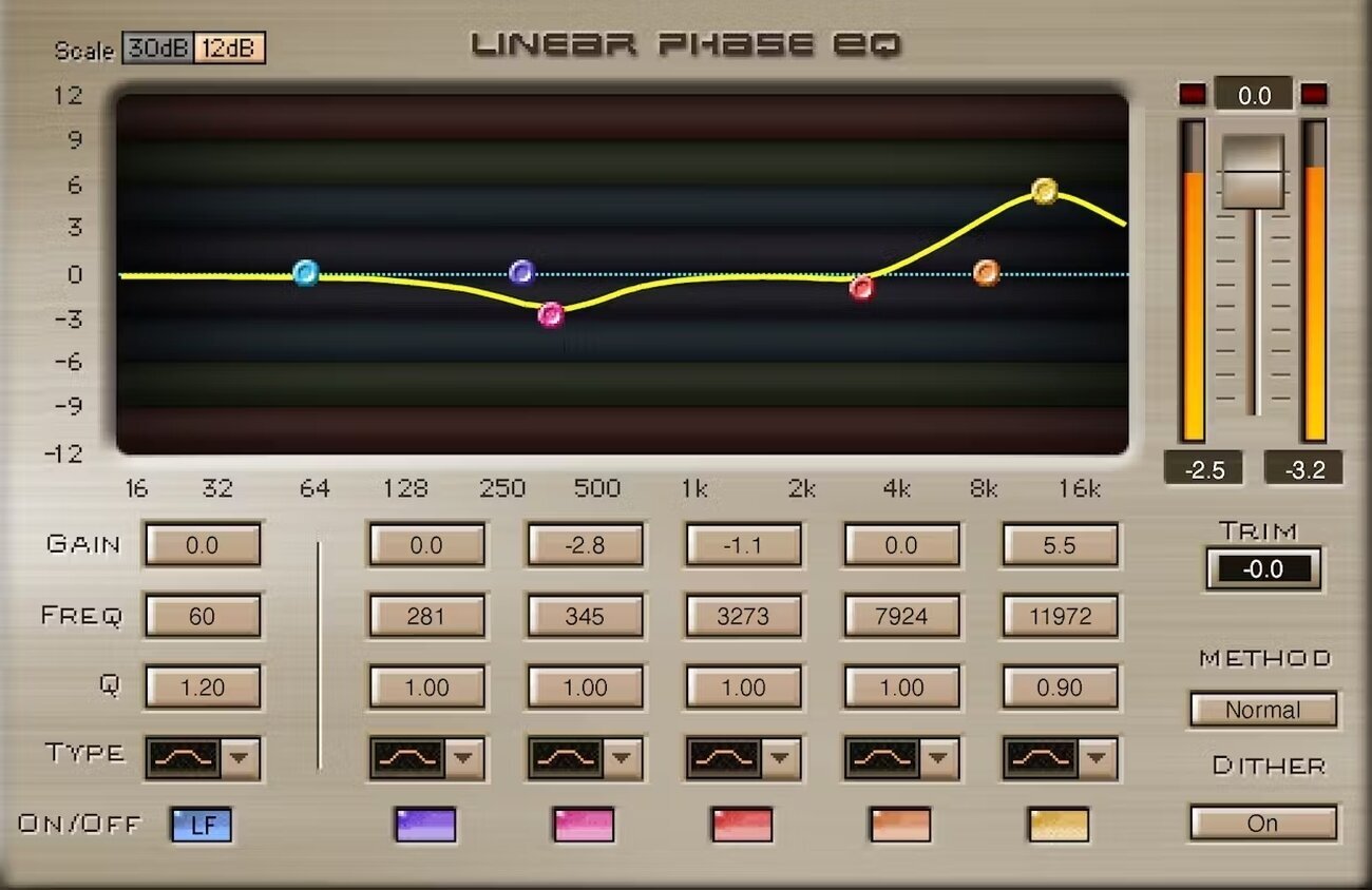 Studio software plug-in effect Waves Linear Phase EQ (Digitaal product)