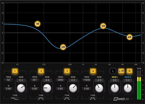 Tonstudio-Software Plug-In Effekt Waves eMo Q4 Equalizer (Digitales Produkt) - 1