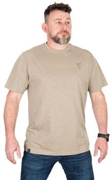 Horgászpóló Fox Horgászpóló Limited LW Khaki Large Print T-Shirt 3XL - 1