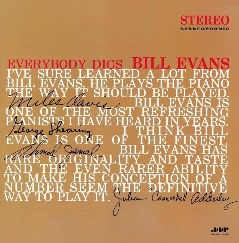 Vinyl Record Bill Evans Trio - Everybody Digs Bill Evans (Reissue) (LP)