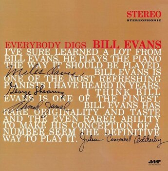 Disque vinyle Bill Evans Trio - Everybody Digs Bill Evans (Reissue) (LP) - 1