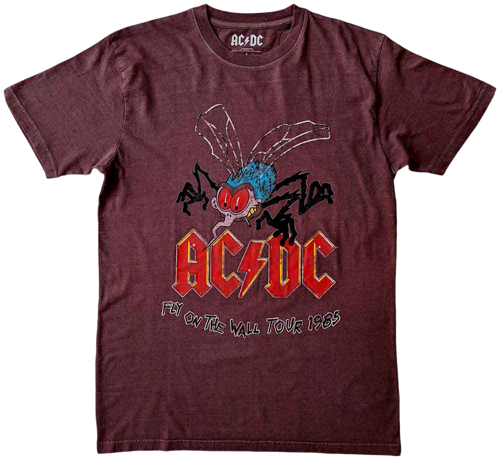 Πουκάμισο AC/DC Πουκάμισο Fly On The Wall Tour Maroon L