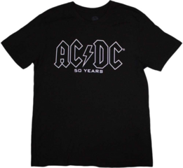 T-shirt AC/DC Logo History Black XL T-shirt