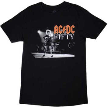 Skjorte AC/DC Skjorte On Stage Fifty Black S - 1