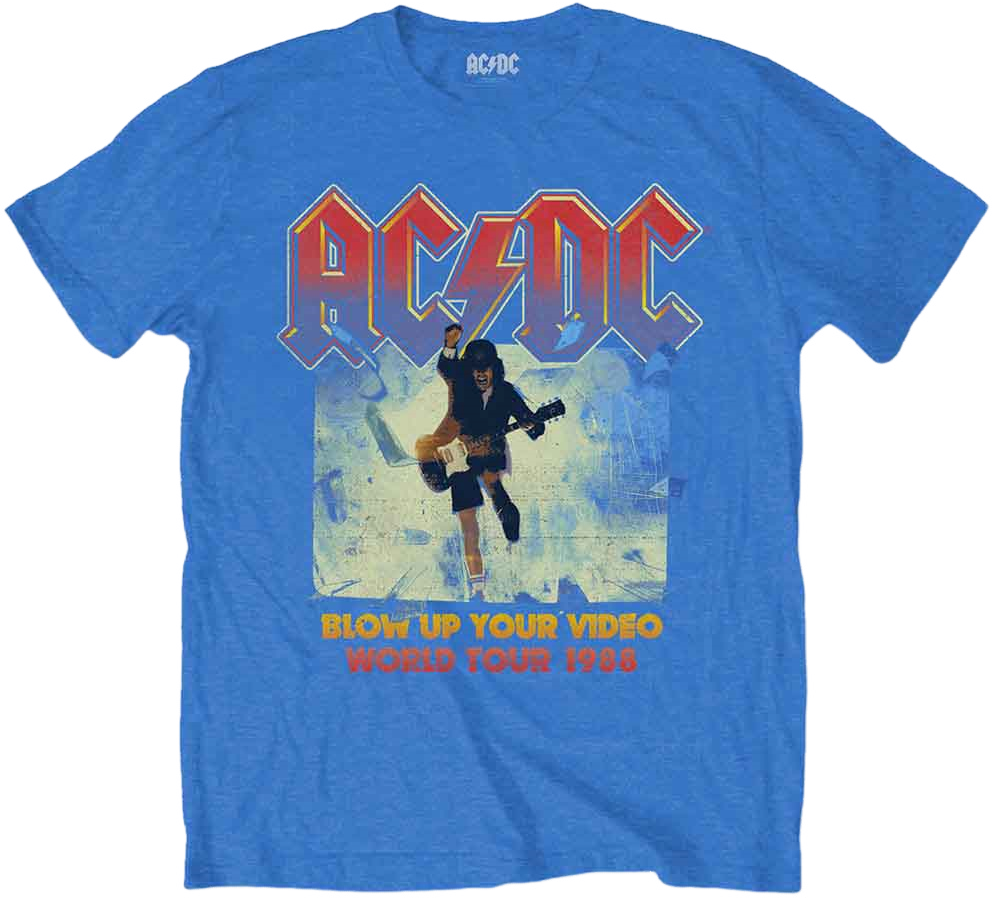 Koszulka AC/DC Koszulka Blow Up Your Video Mid Blue XL