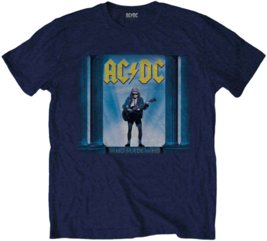T-Shirt AC/DC T-Shirt Who Made Who Navy S - 1