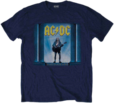 Camiseta de manga corta AC/DC Camiseta de manga corta Who Made Who Navy L - 1