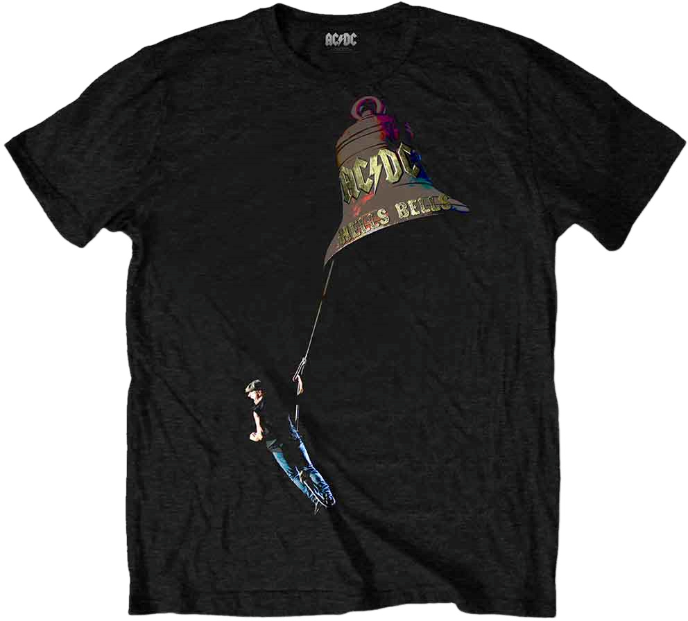 T-shirt AC/DC T-shirt Bell Swing Unisex Black XL