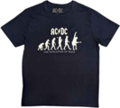 AC/DC Evolution of Rock Navy Blue L T-särk