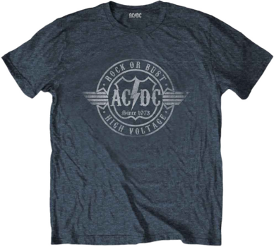 T-Shirt AC/DC T-Shirt Rock or Bust Heather S - 1
