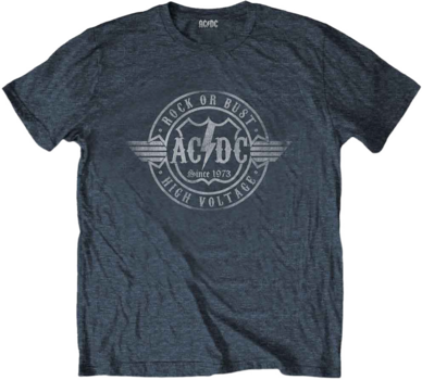 Ing AC/DC Ing Rock or Bust Unisex Heather Grey M - 1