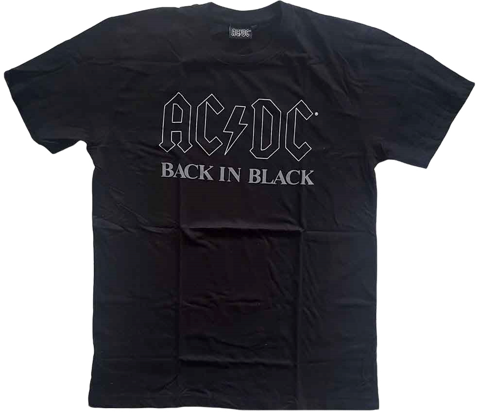 Maglietta AC/DC Maglietta Back In Black Unisex Black M