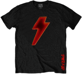 Tricou AC/DC Bolt Logo Black 2XL Tricou