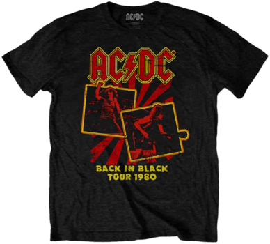 Koszulka AC/DC Koszulka Back in Black Tour 1980 Black XL - 1