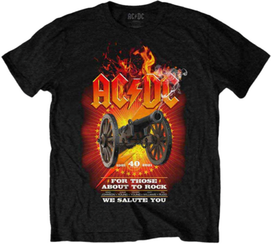 Koszulka AC/DC Koszulka FTATR 40th Flaming Black S - 1