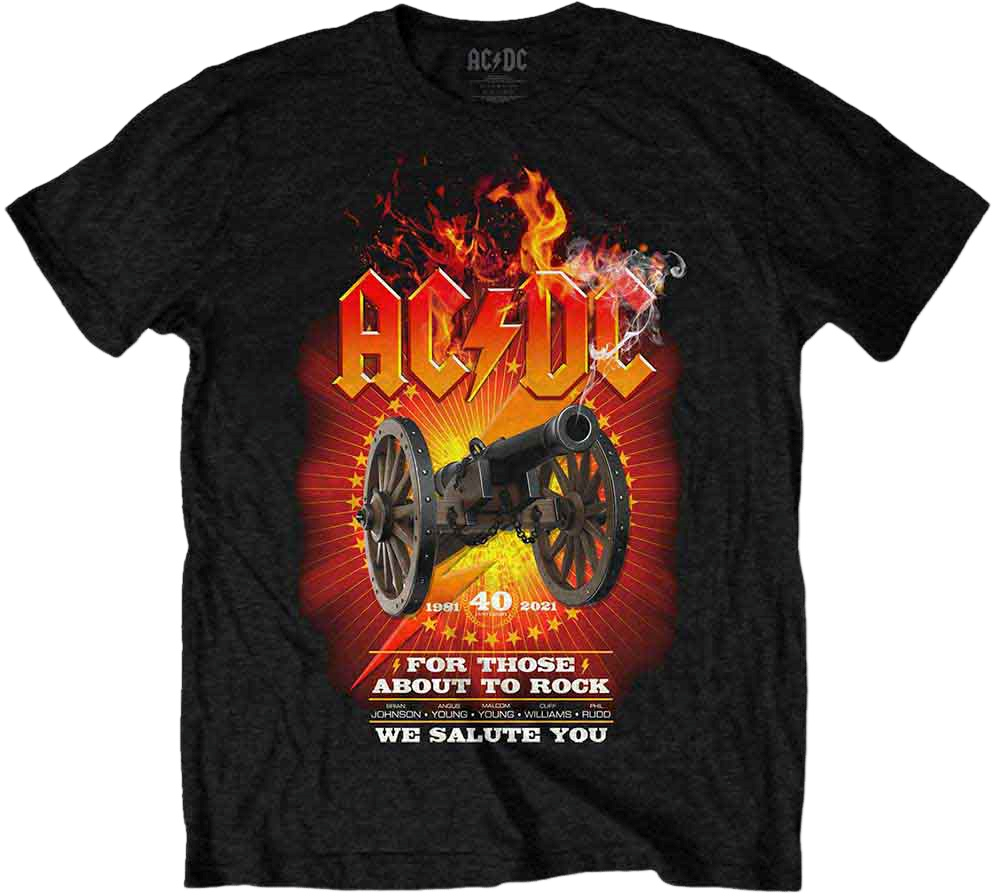 Košulja AC/DC Košulja FTATR 40th Flaming Black 2XL
