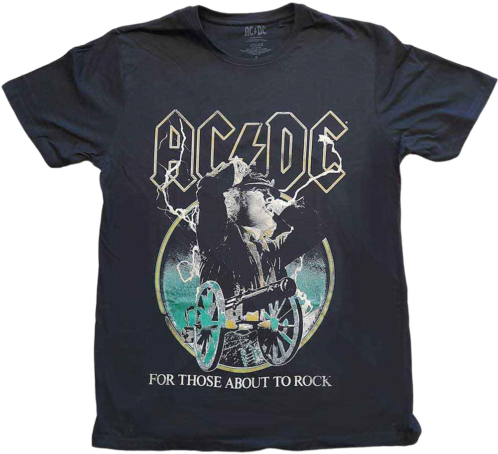 Košulja AC/DC Košulja FTATR Yellow Outlines Black S