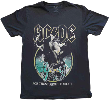 Košulja AC/DC Košulja FTATR Yellow Outlines Black S - 1