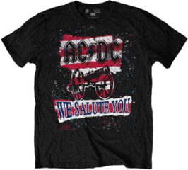 Tricou AC/DC We Salute You Stripe Black M Tricou