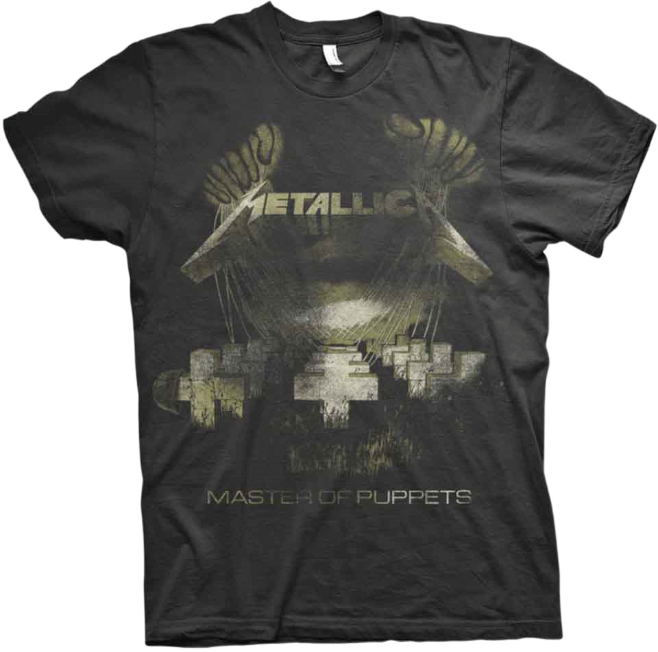 Tricou Metallica Tricou Master Of Puppets Distressed Black M