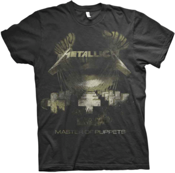 Shirt Metallica Shirt Master Of Puppets Distressed Black L - 1