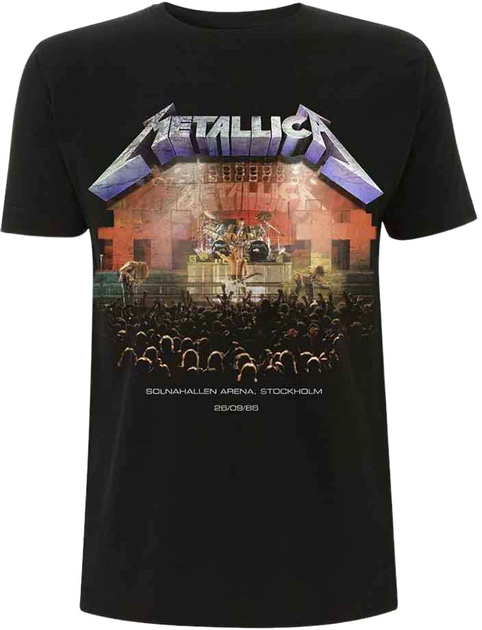 T-shirt Metallica T-shirt Stockholm '86 Black S