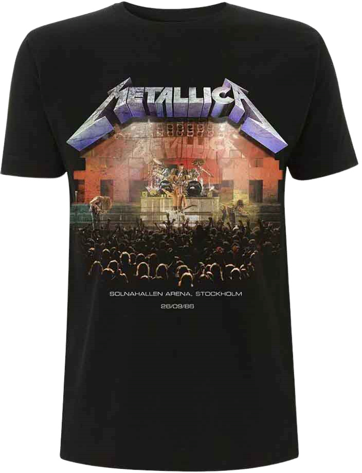 T-Shirt Metallica T-Shirt Stockholm '86 Black M