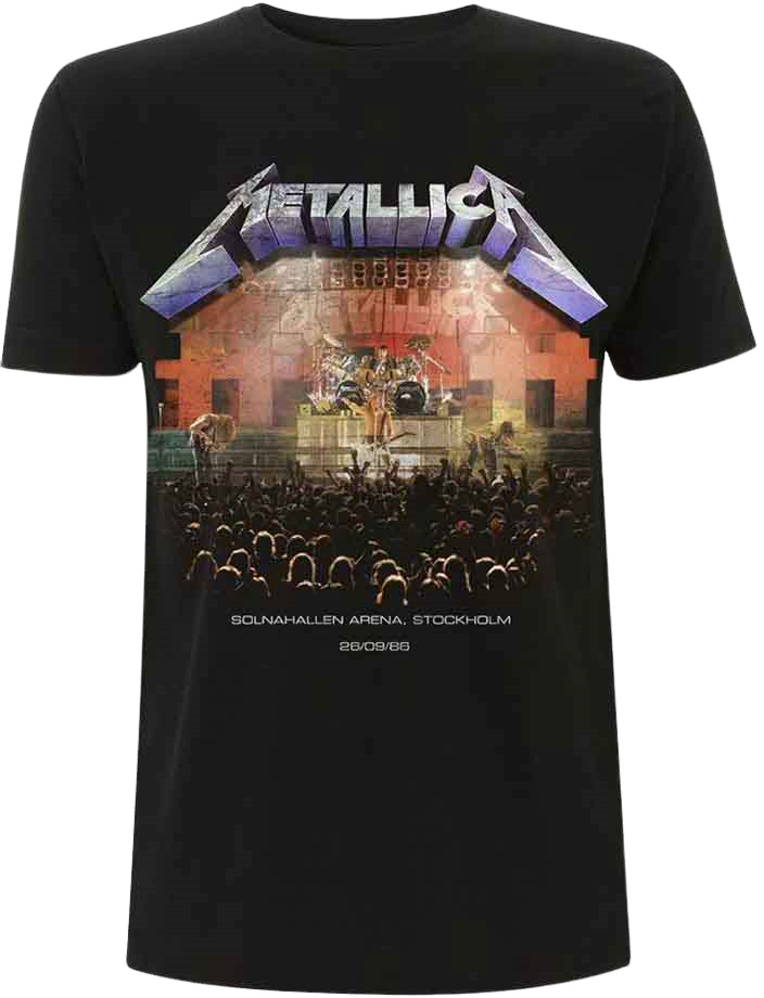 Shirt Metallica Shirt Stockholm '86 Black XL