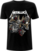 Tricou Metallica Skull Moth Black M Tricou