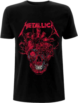 T-shirt Metallica T-shirt Heart Skull Black S - 1
