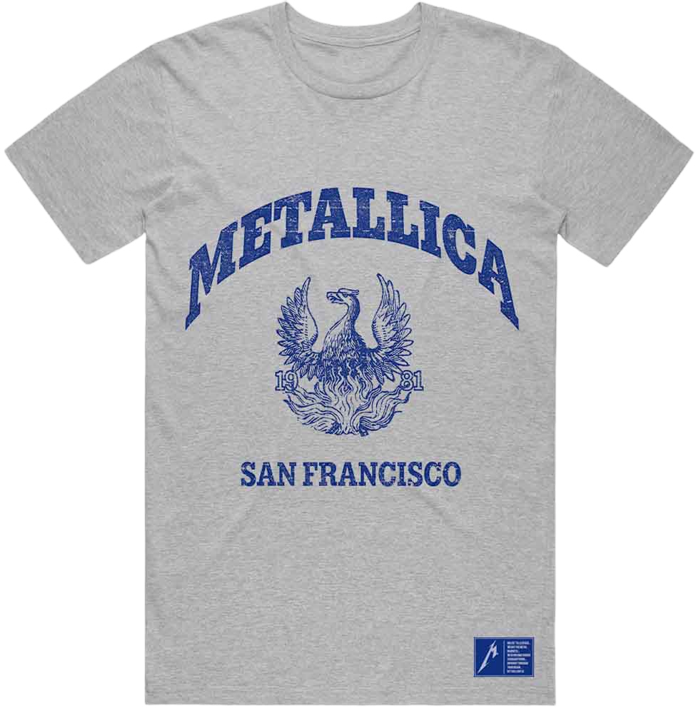 Košulja Metallica Košulja College Crest Grey XL