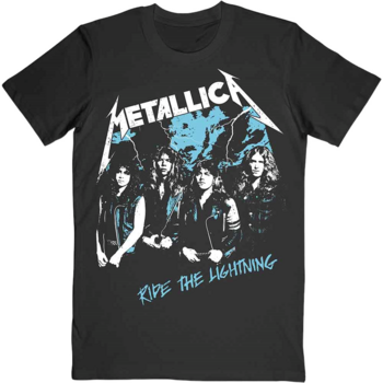 Skjorta Metallica Skjorta Vintage Ride The Lightning Unisex Black M - 1