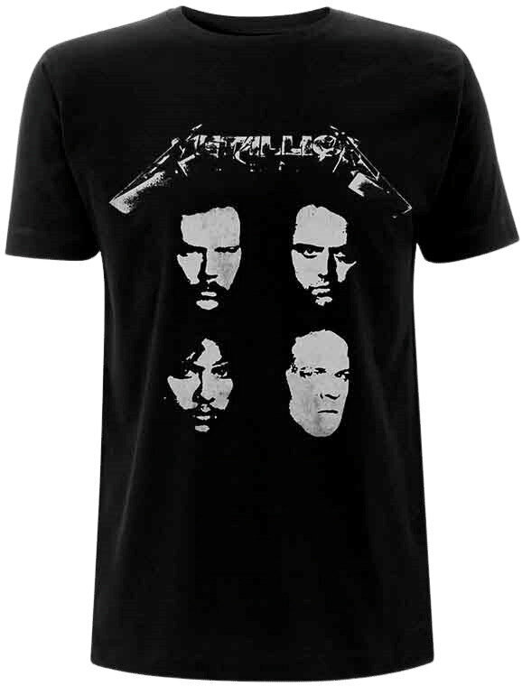 T-Shirt Metallica T-Shirt 4 Faces Unisex Black L