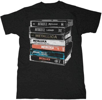 Shirt Metallica Shirt Cassette Unisex Black 2XL - 1