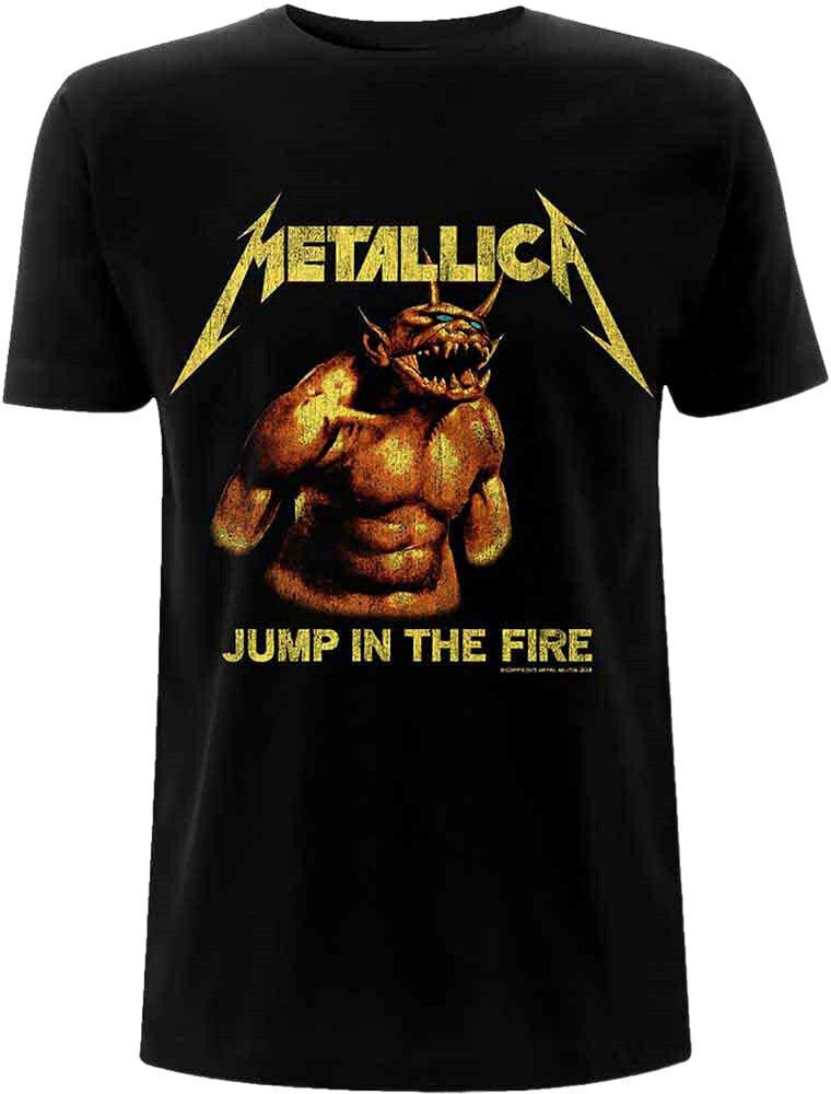 Tričko Metallica Tričko Jump In The Fire Vintage Black M