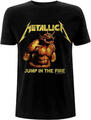 Metallica Jump In The Fire Vintage Black L Camiseta de manga corta