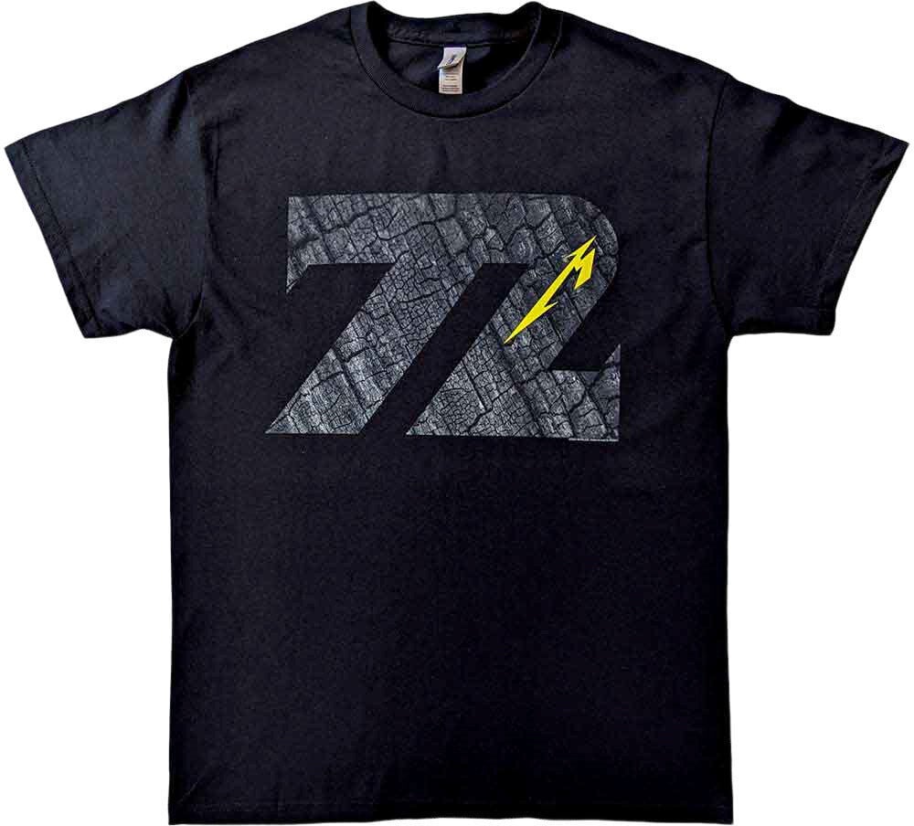 T-shirt Metallica T-shirt 72 Seasons CharcoalRed Logo Black S