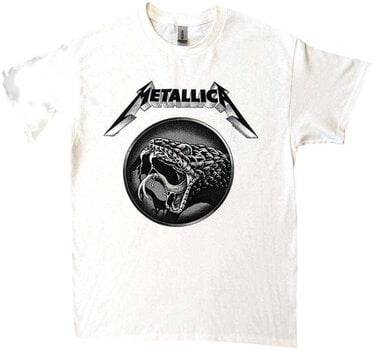T-shirt Metallica T-shirt Black Album Poster White S - 1