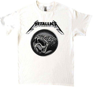 Camiseta de manga corta Metallica Camiseta de manga corta Black Album Poster Blanco M - 1