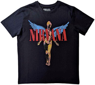 T-Shirt Nirvana T-Shirt Angelic Black S - 1
