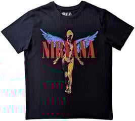 T-shirt Nirvana T-shirt Angelic Unisex Black M