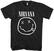 T-Shirt Nirvana T-Shirt White Smiley Black M