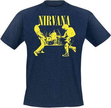 T-Shirt Nirvana T-Shirt Stage Navy 2XL - 1