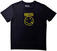 T-Shirt Nirvana T-Shirt Yellow Smiley Flower Sniffin' Black M
