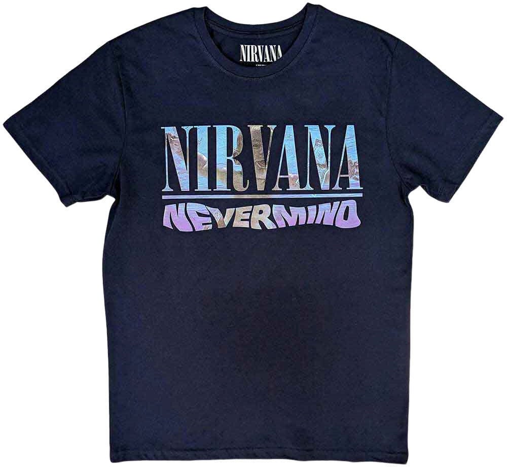 Tričko Nirvana Tričko Nevermind Navy S