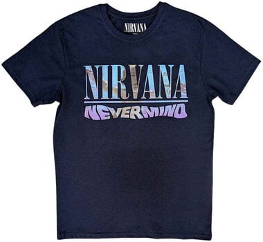 T-Shirt Nirvana T-Shirt Nevermind Navy S - 1