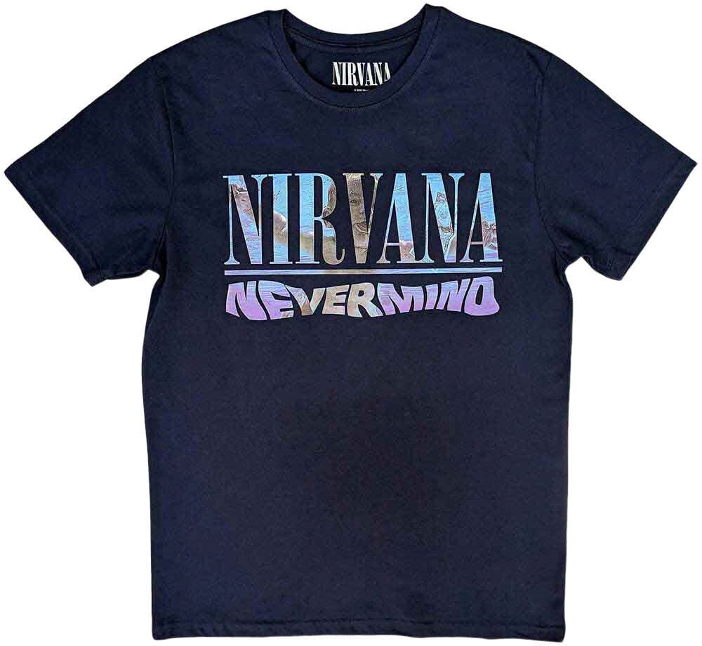 Πουκάμισο Nirvana Πουκάμισο Nevermind Unisex Navy Blue XL